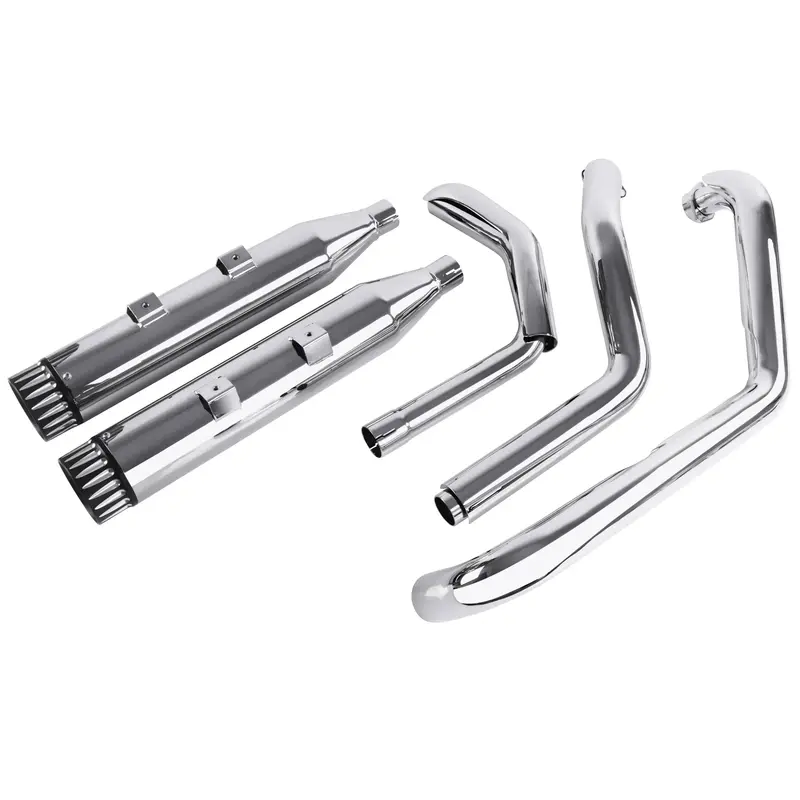 4.0'' True Dual For 2009-2024 Kawasaki Vulcan Vaquero, Voyager, Nomad Exhaust 1