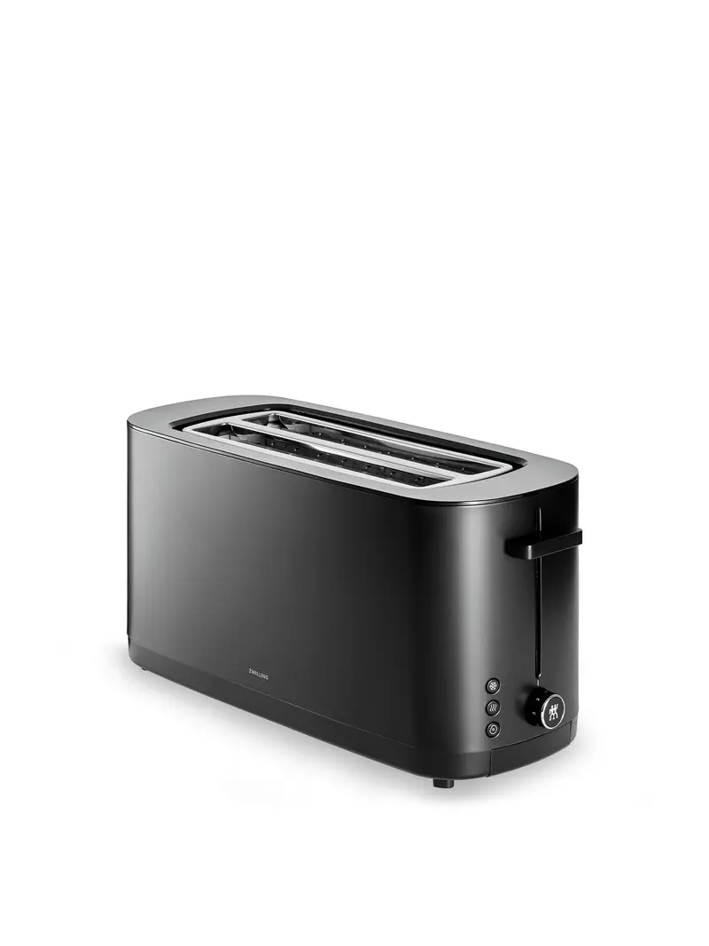 4 Slice Toaster With Bun Warmer Black 1