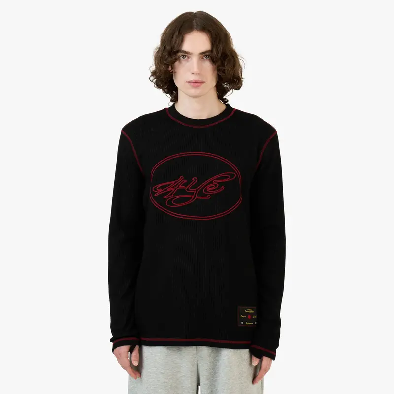 4Ye Signature Waffle Top Black / Red 1