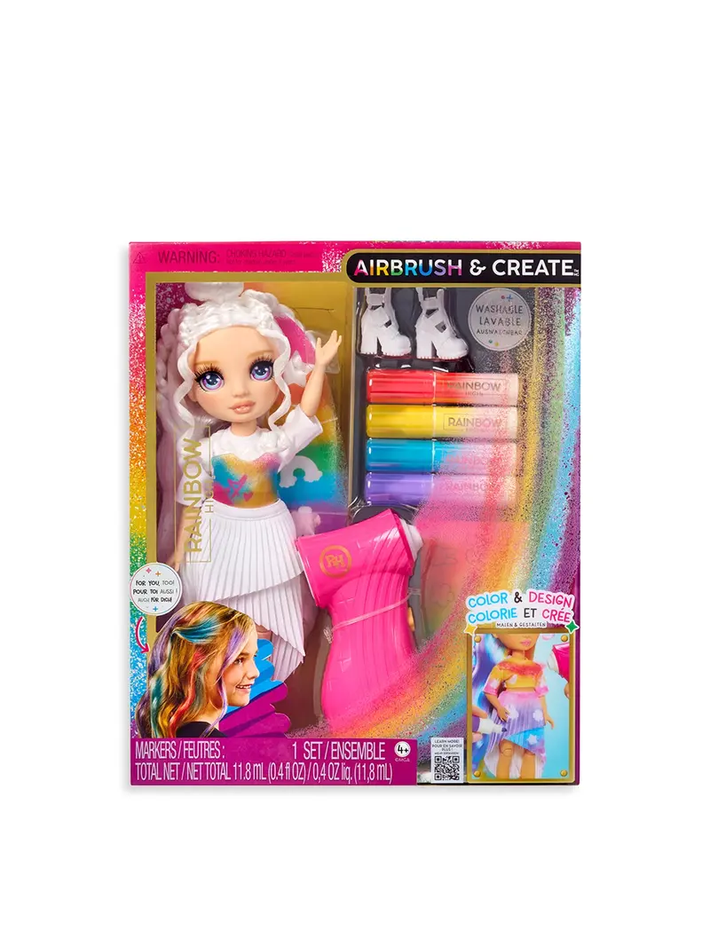 Air Brush Create Fashion Dolls Purple Eyes 1
