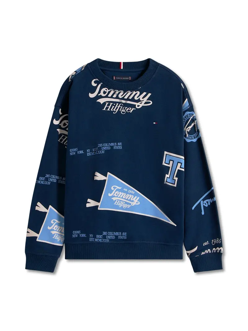 All-Over Logo Print Sweatshirt 1