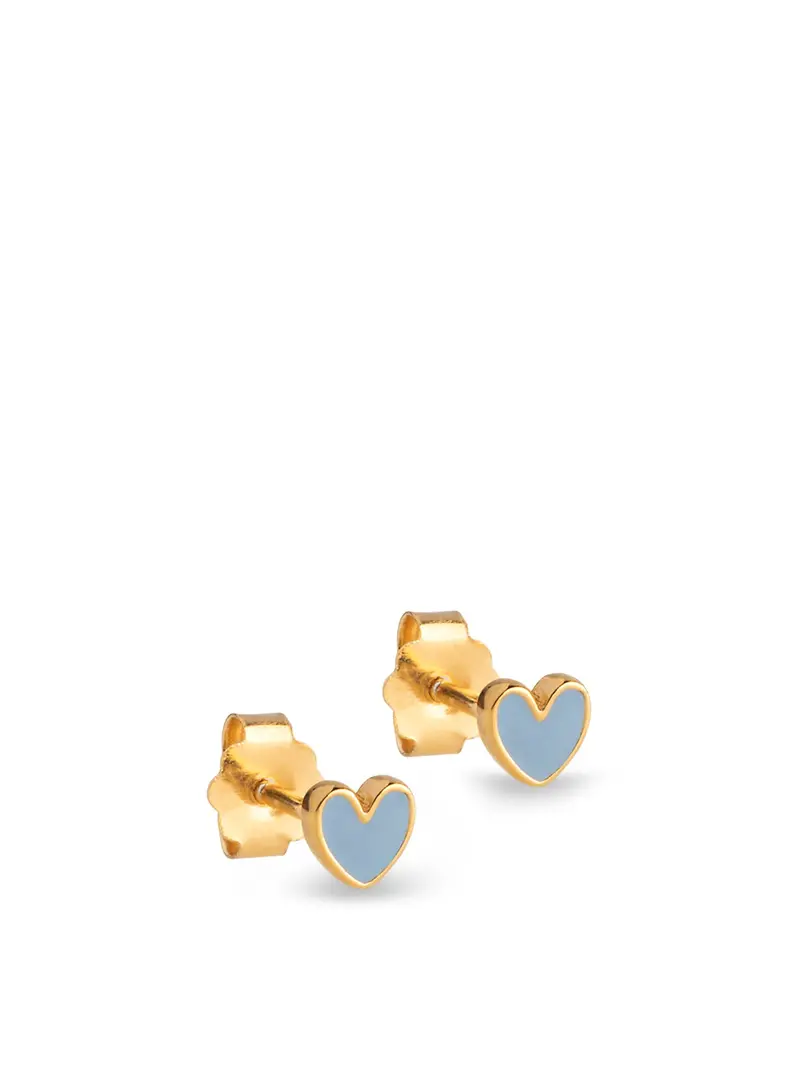 Amore Stud Earrings Gold 1