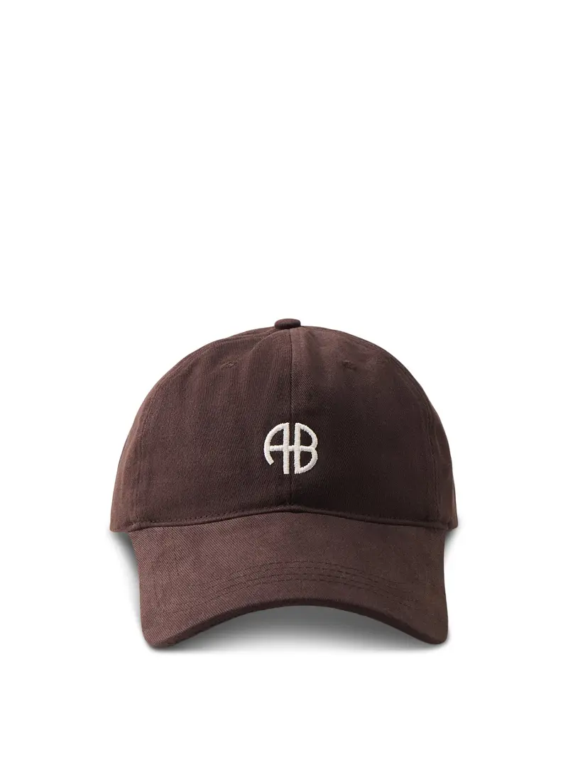 Anine Bing Jeremy Baseball Cap Dark Brown 1