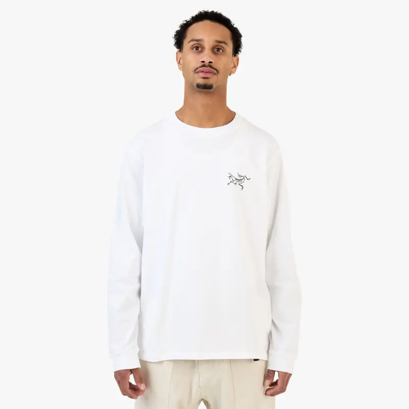 Arc'teryx Kragg Cotton Ls White Light/Black 1