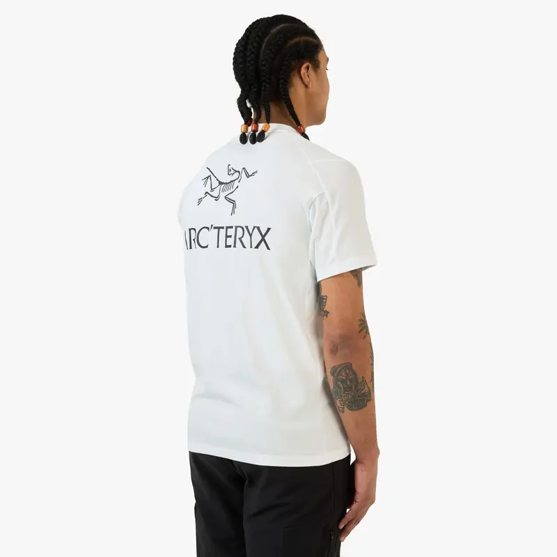 Arc'teryx Kragg Sl Bird Word T-Shirt White Light / Black 1
