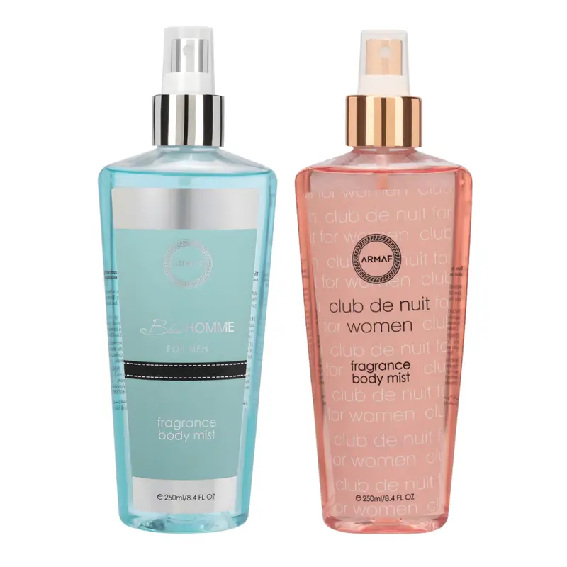 Armaf Blue Homme & Club De Nuit Women Fragrance Body Mist For Men & Women - 250Ml Each (Pack Of 2) 1