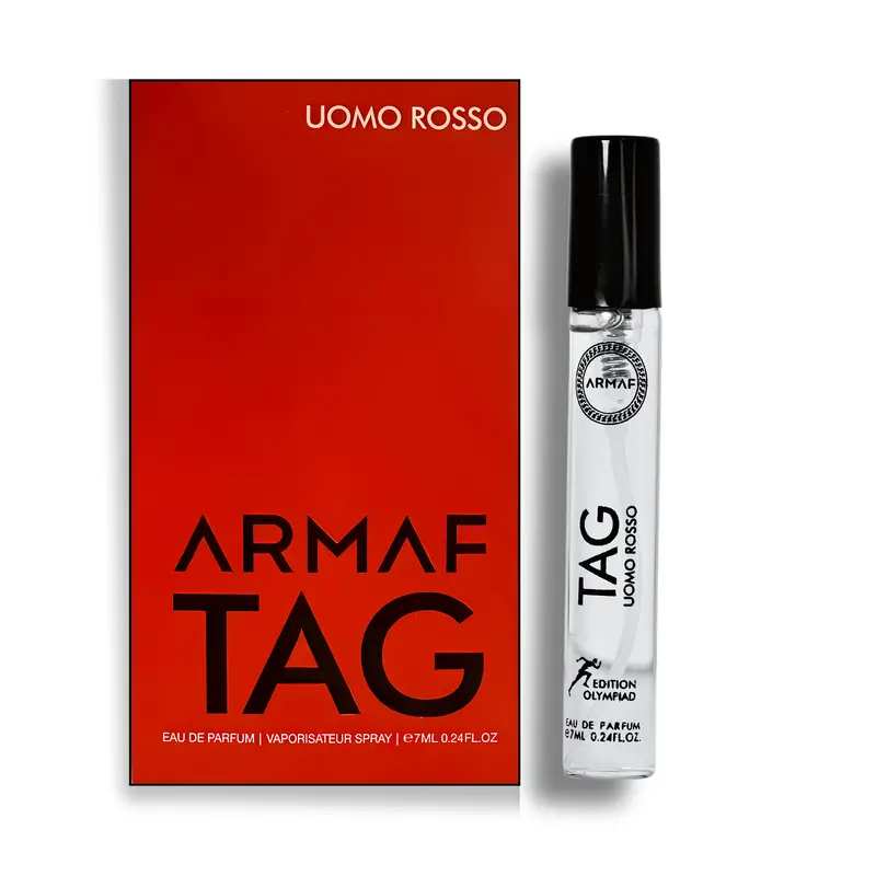 Armaf Tag Him Uomo Rosso Eau De Parfum (Edp) 7Ml - Oriental Woody Long-Lasting Fragrance For Men - Trial Pack 1