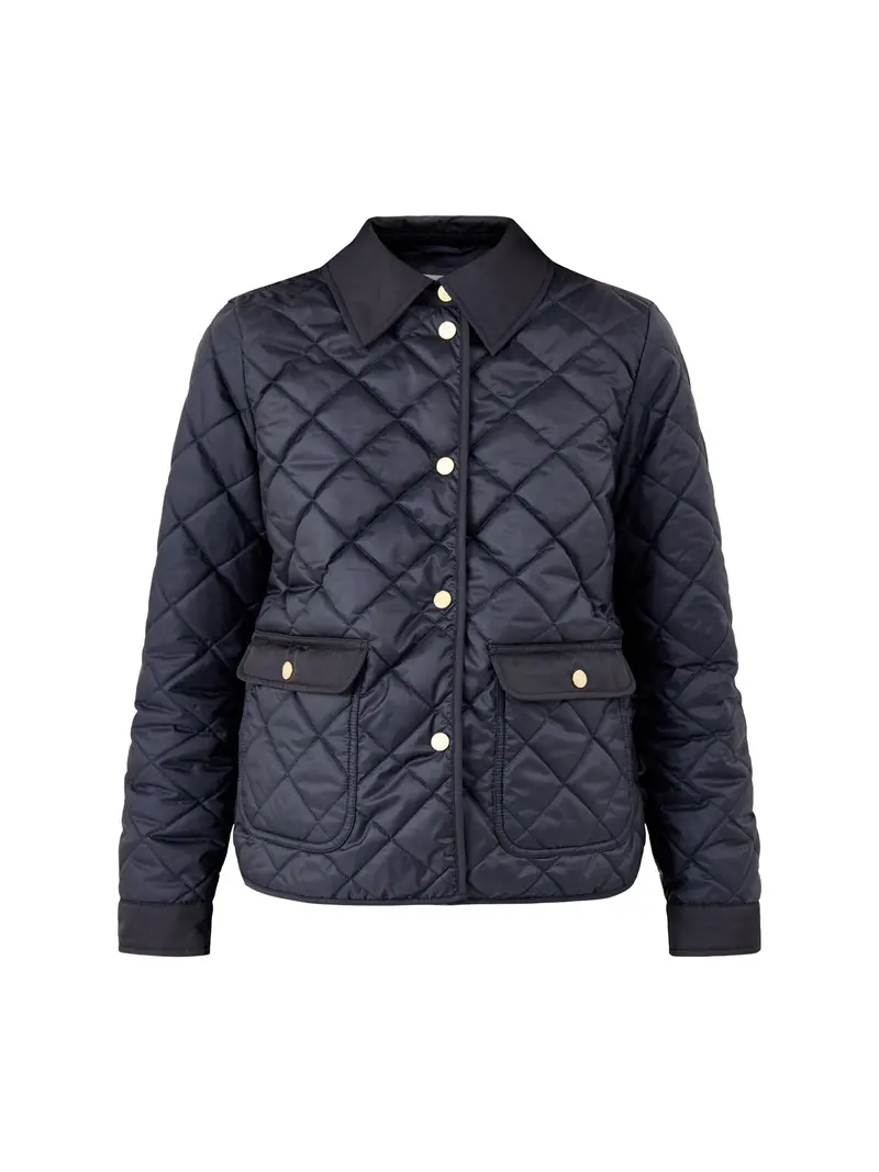 Asti Quilted Jacket Navy 1