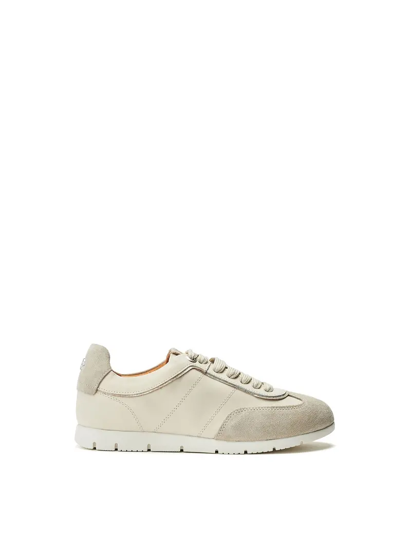 Avrel Leather Trainers White 1