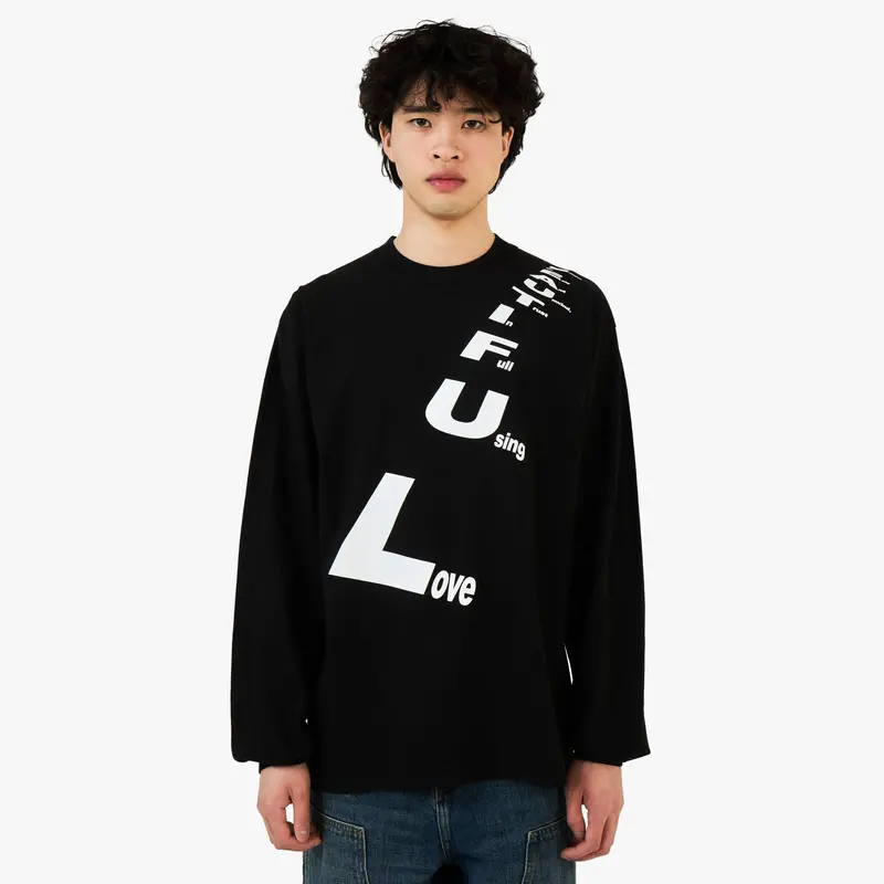 B.Eautiful Poem Ls Shirt Black 1