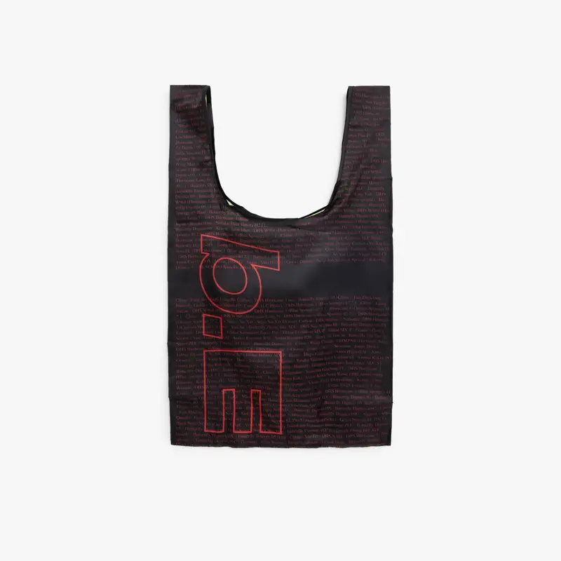 B.Eautiful X Lttt Times Reusable Bag Black/Lime 1