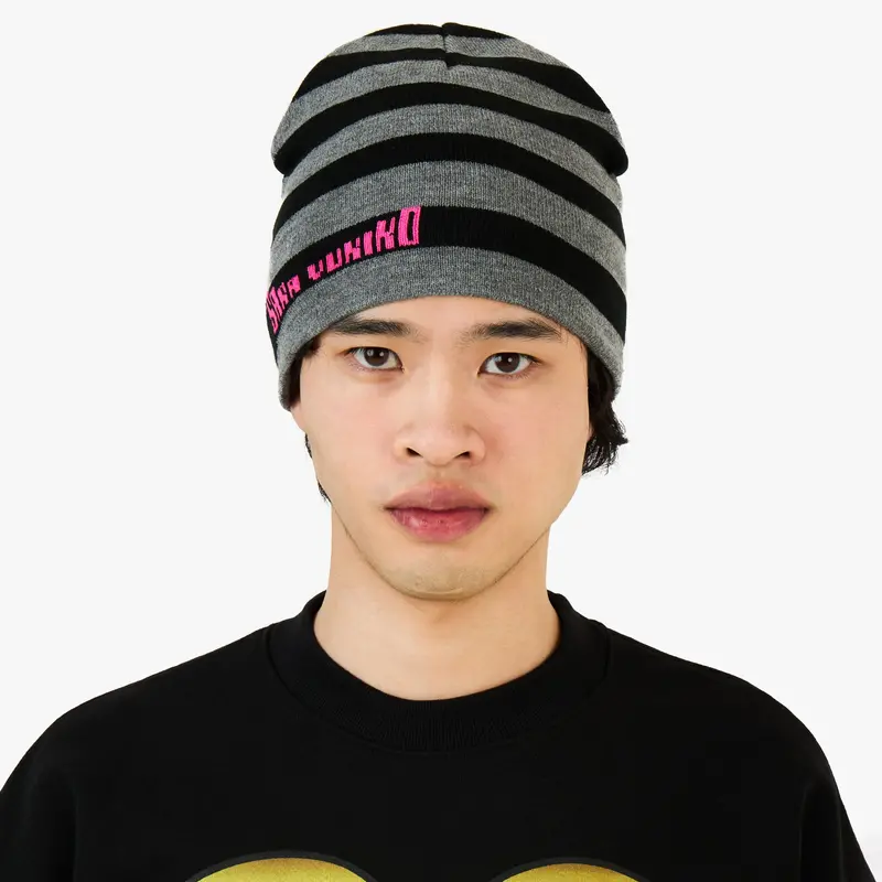 B.Eautiful X Sara Yukiko B.E Bad Beanie Grey / Black 1