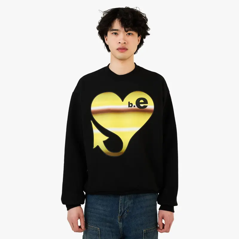 B.Eautiful X Sara Yukiko B.E Bad Sweatshirt Black 1
