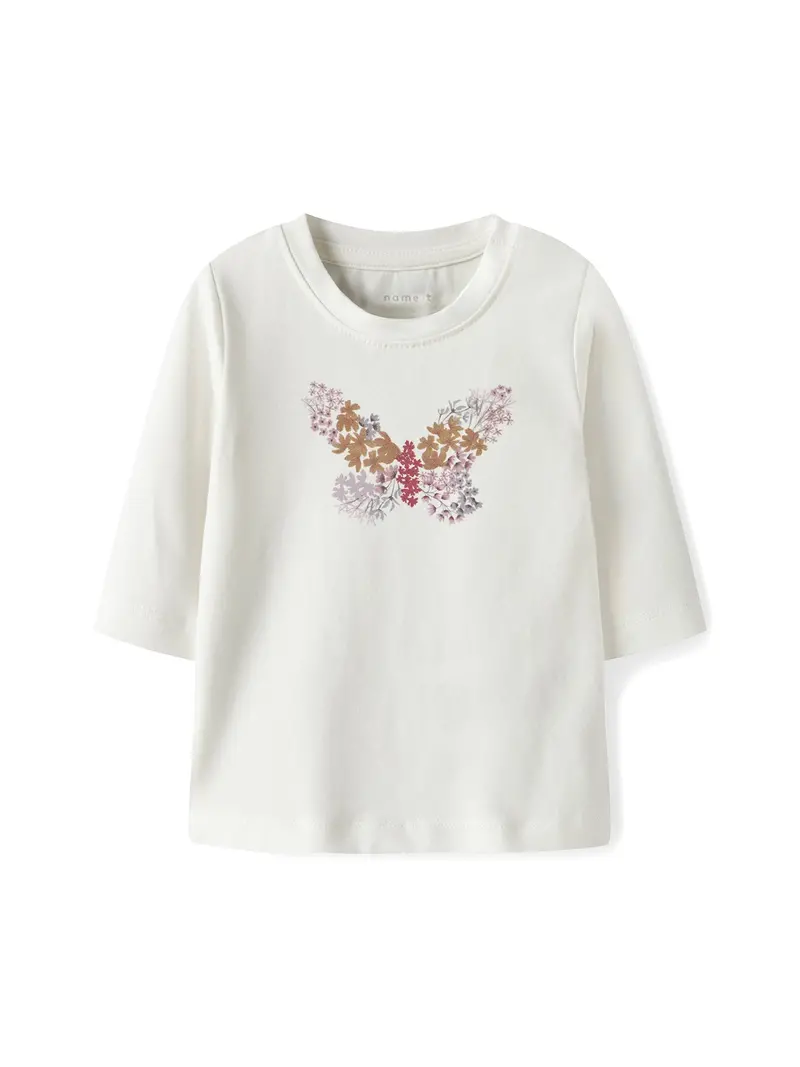 Baby Bussa Long Sleeve Top White 1