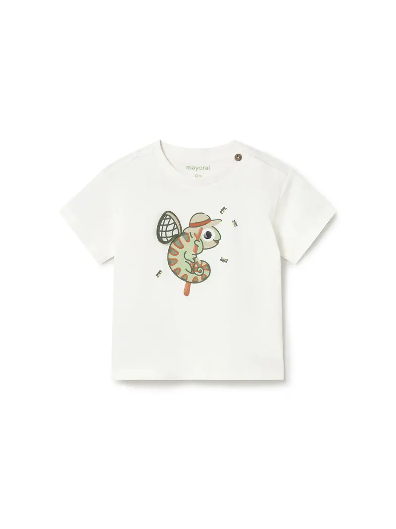 Baby Cameleon Short Sleeve T-Shirt White 1