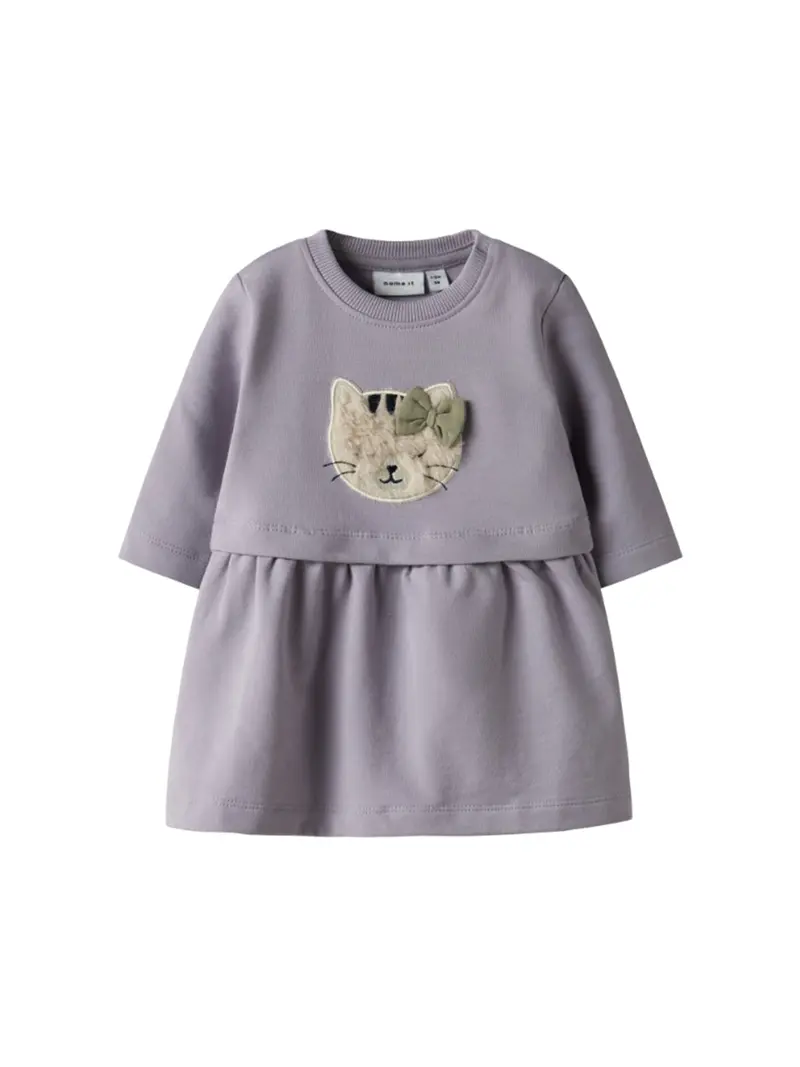 Baby Cathy Sweat Dress Purple 1