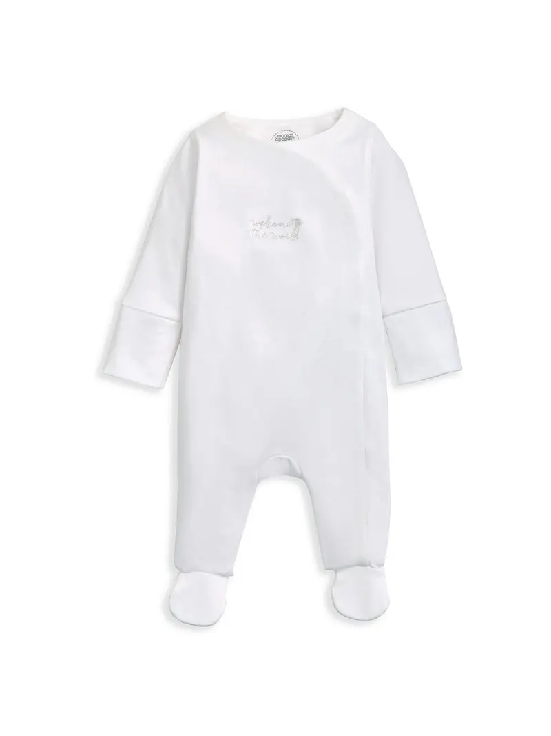 Baby Cotton All-In-One White 1