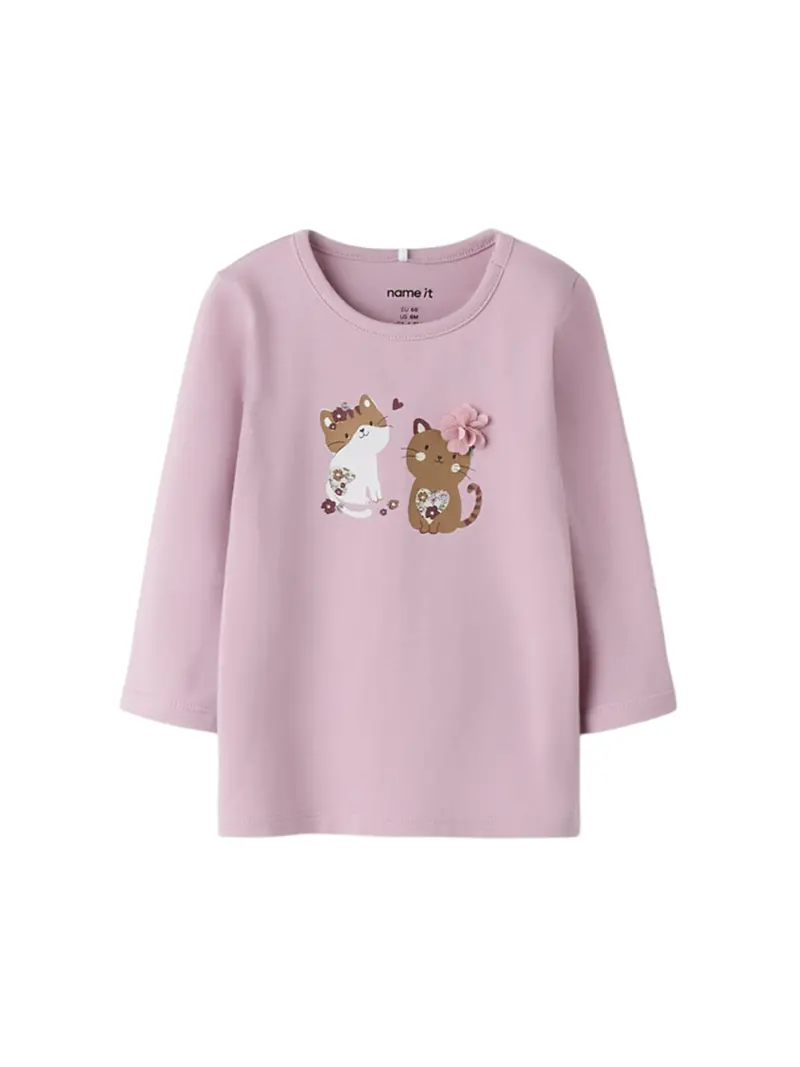 Baby Tanya Long Sleeve Top Pink 1