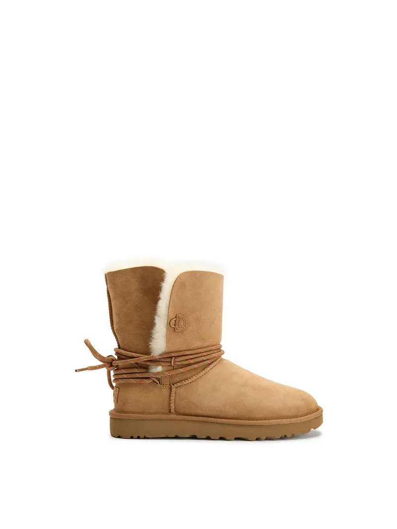 Bailey Tie Boots Chestnut 1