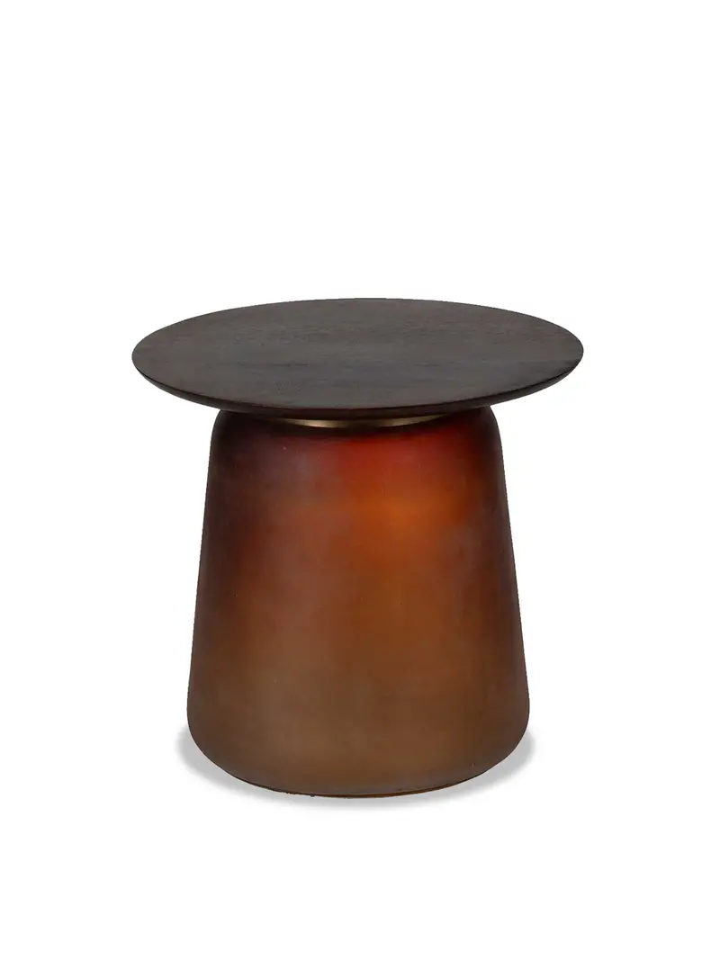 Bardi Amber Glass Coffee Table 1