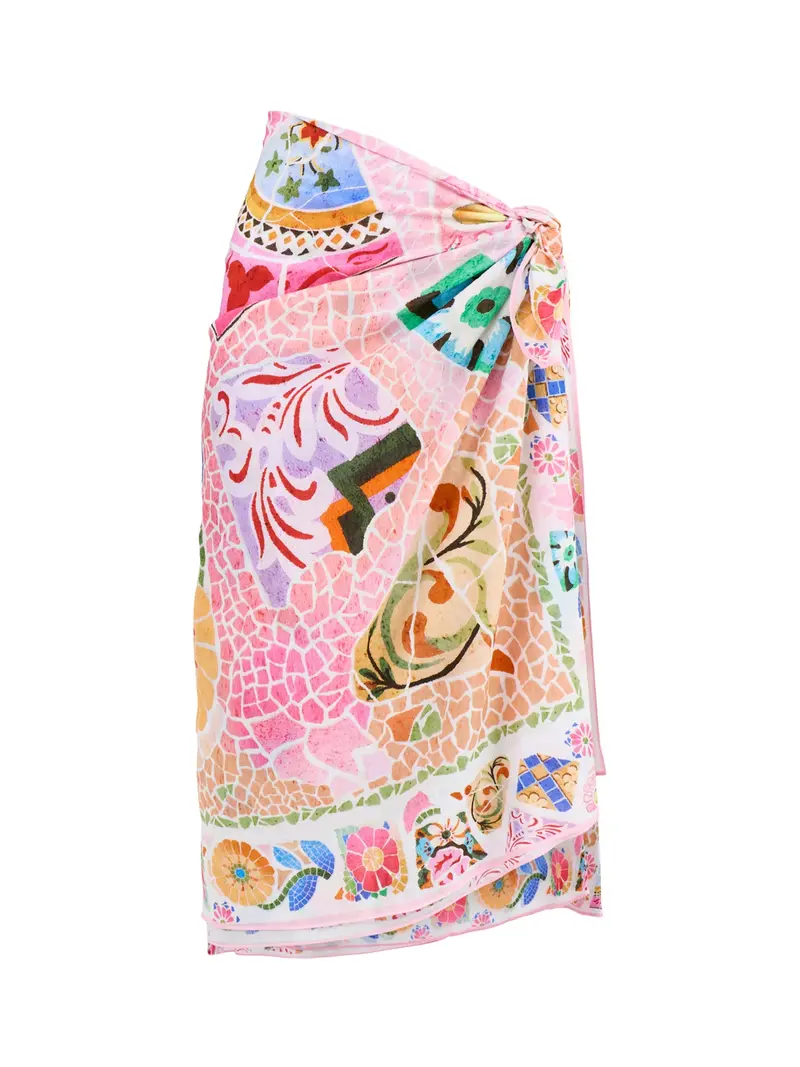 Beach Boheme Sarong Pink 1