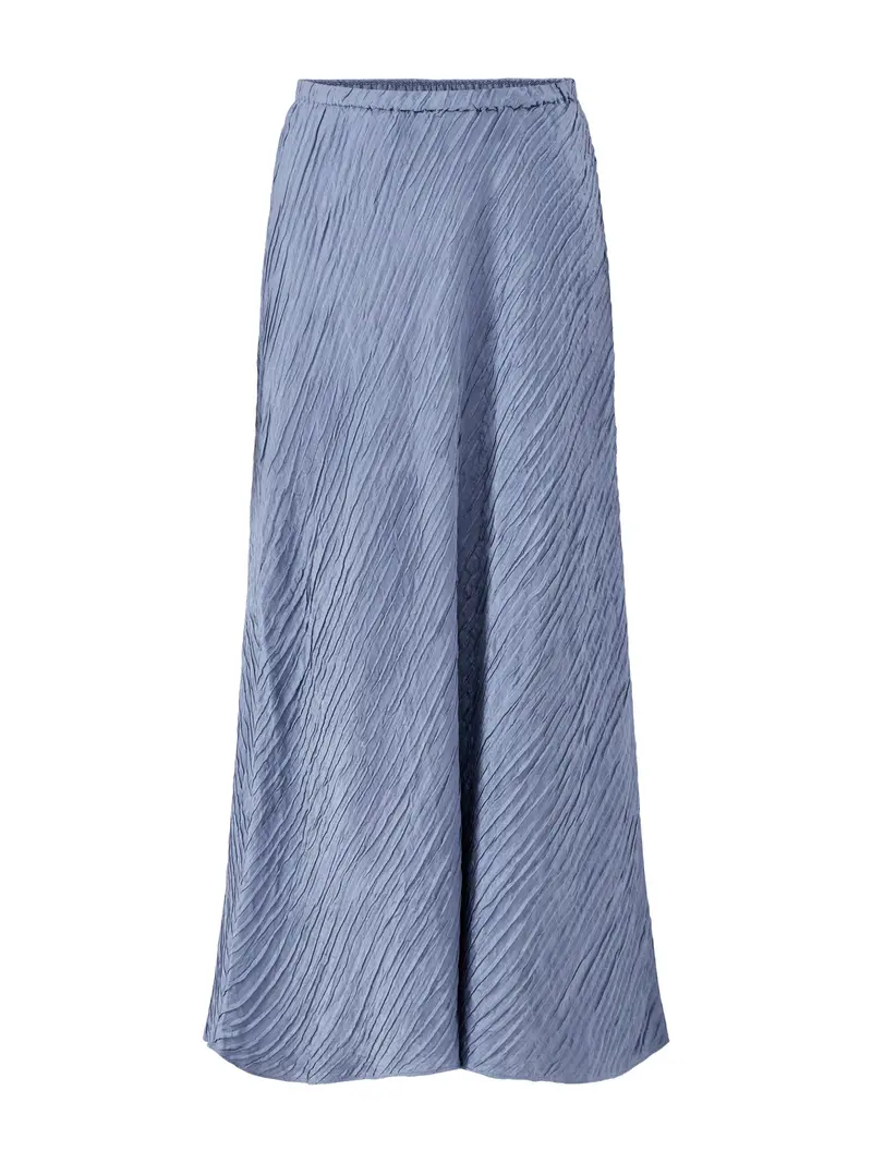 Bias Cut Skirt Blue 1