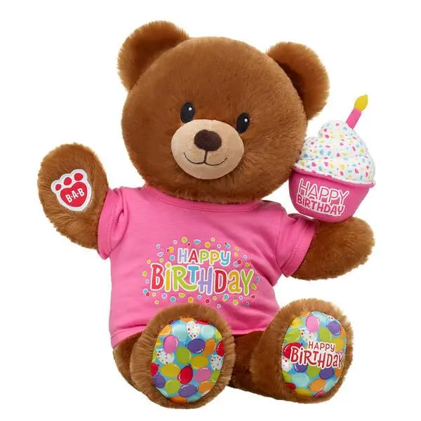 Birthday Bear Pink Happy Birthday Gift Set 1