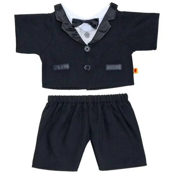 Black Teddy Bear Tuxedo 1