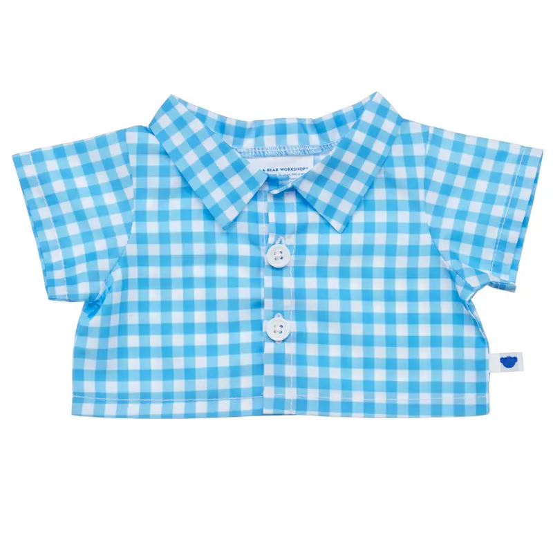 Blue Gingham Shirt 1