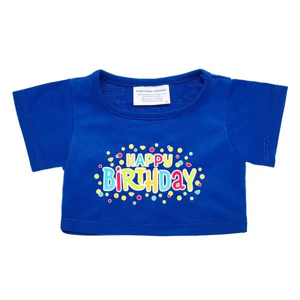 Blue Happy Birthday T-Shirt 1