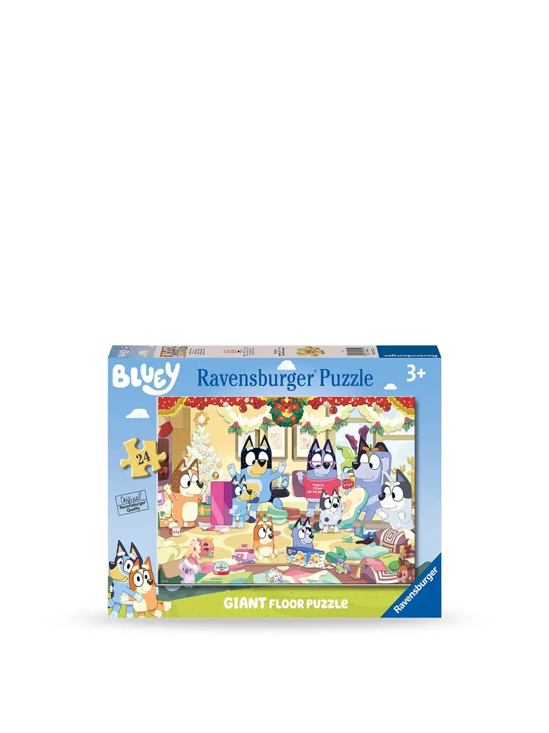 Bluey Christmas Giant Floor Puzzle 24Pc 1