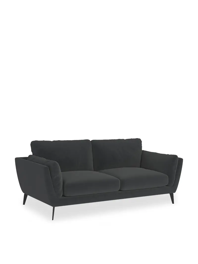 Boone Velvet 3 Seater Sofa 1