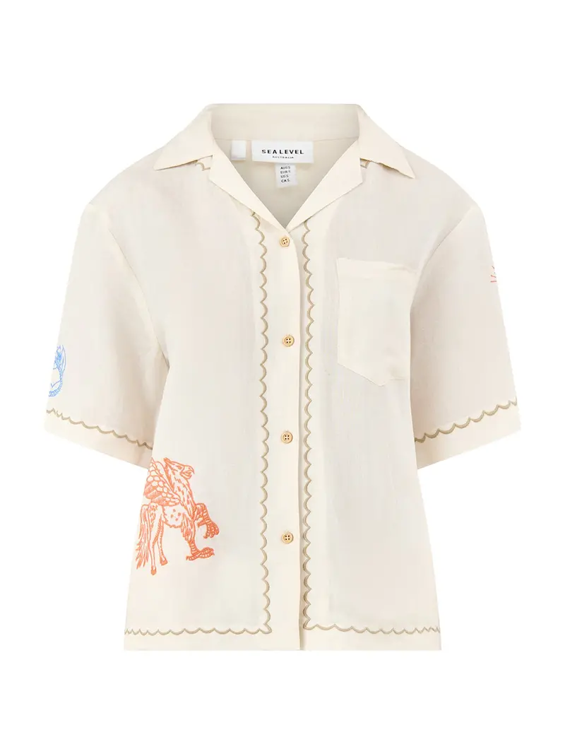 Bowling Shirt Cream 1