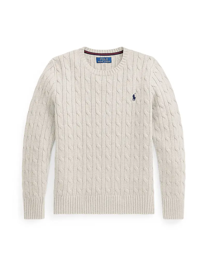 Boys’ Cable Knit Jumper Navy 1