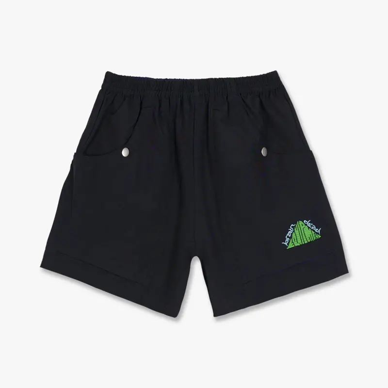 Brain Dead X All Rise Cotton Nylon Utility Short / Navy 1