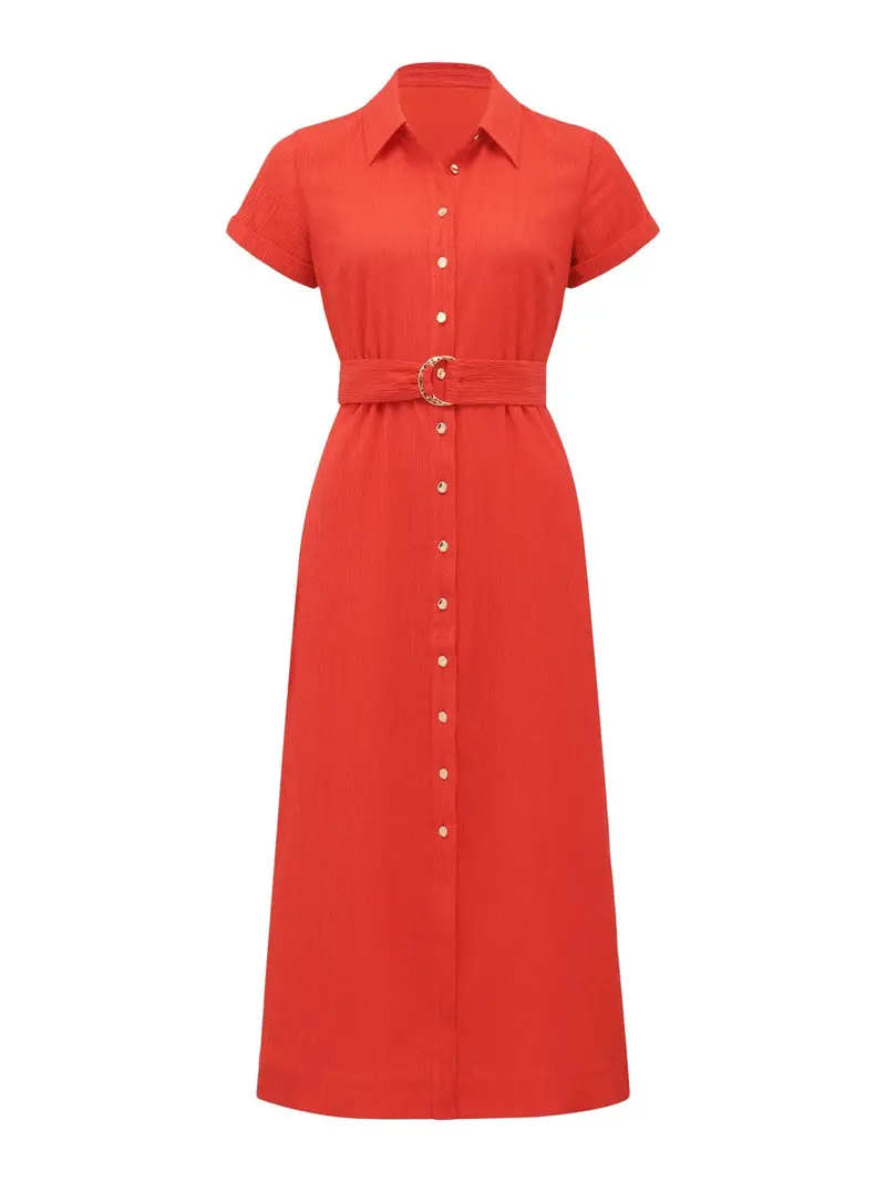 Briley Textured Shirt Dress 1