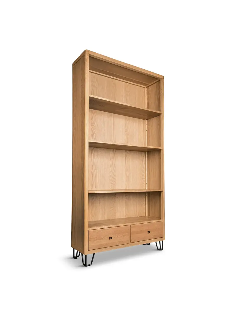 Brunel Freestanding Shelving Oak 1