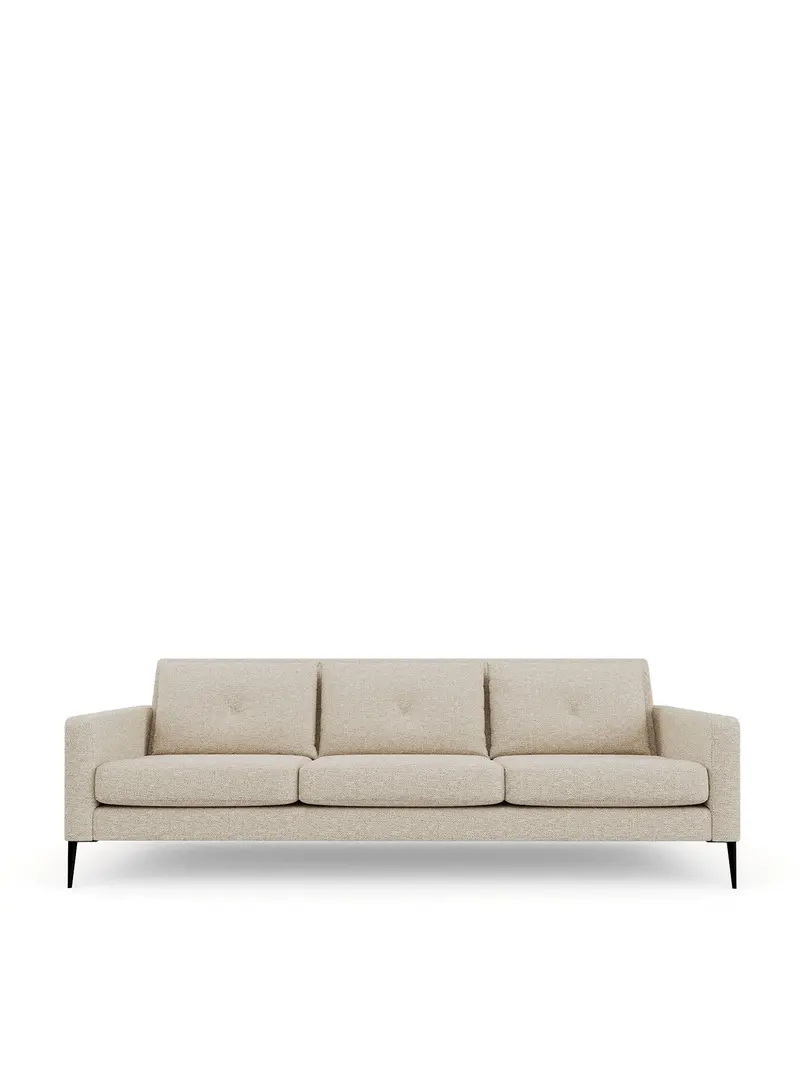 Brunel Tessuta Oatmeal 4-Seater Sofa 1