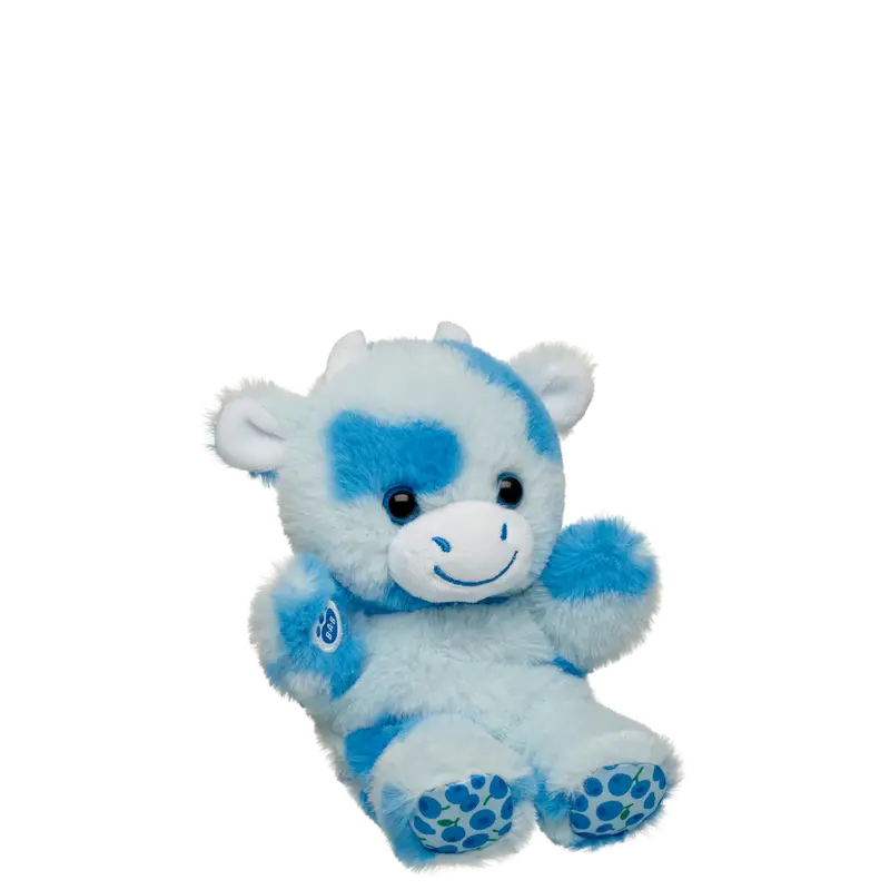 Build-A-Bear Mini Beans® Blueberry Cow Stuffed Animal 1