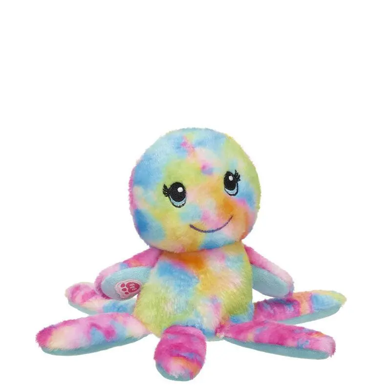 Build-A-Bear Mini Beans Rainbow Octopus Soft Toy 1