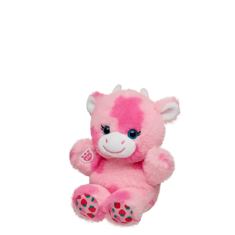 Build-A-Bear Mini Beans® Strawberry Cow Stuffed Animal 1