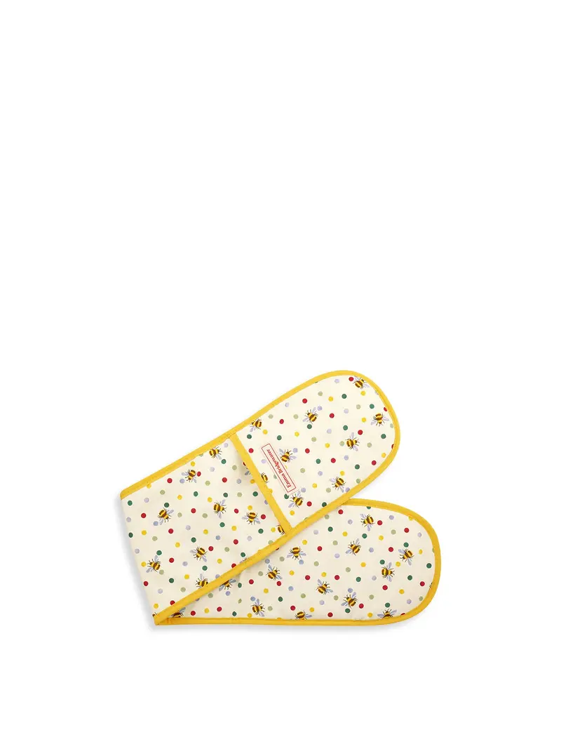 Bumblebee And Polka Dot Oven Glove 1