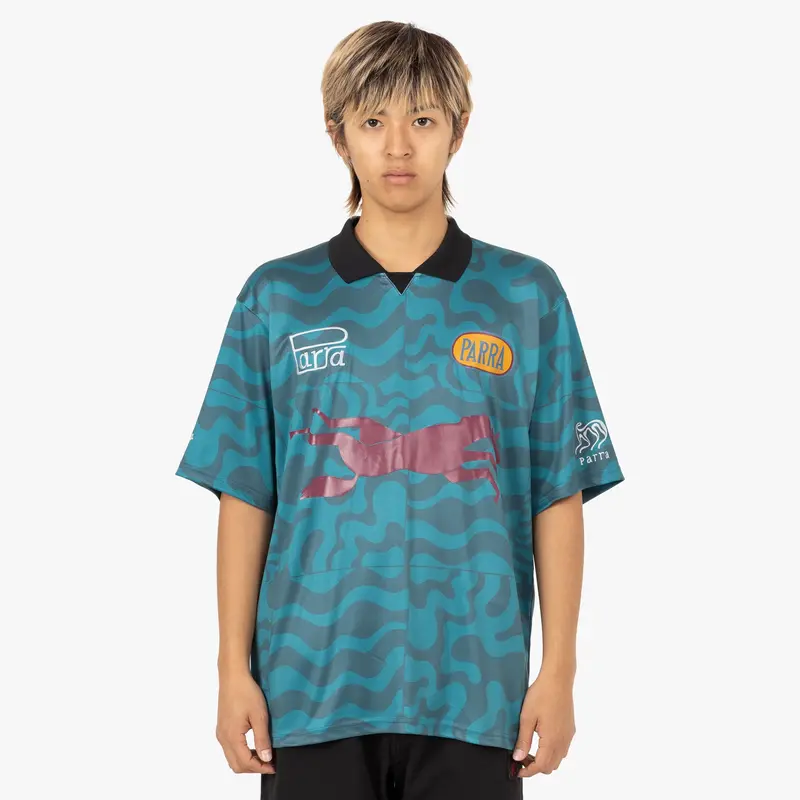 By Parra Flage Polo Shirt / Deep Sea Green 1