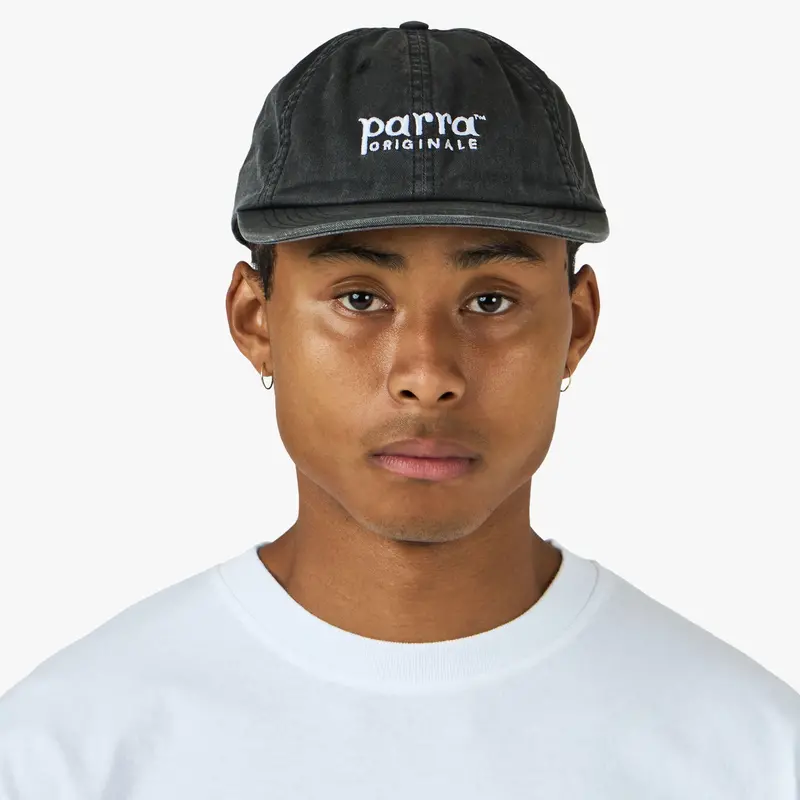 By Parra Originale 6 Panel Hat Black 1