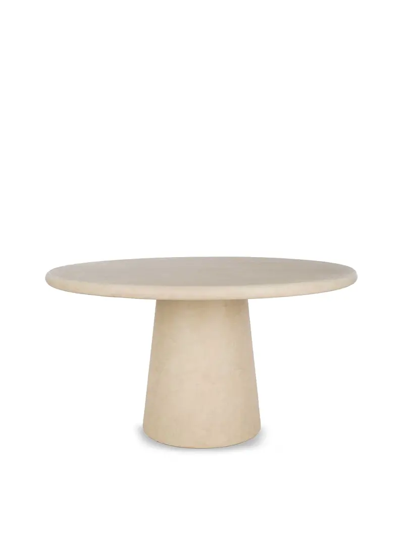 Capella Faux Stone Round Dining Table 140Cm 1