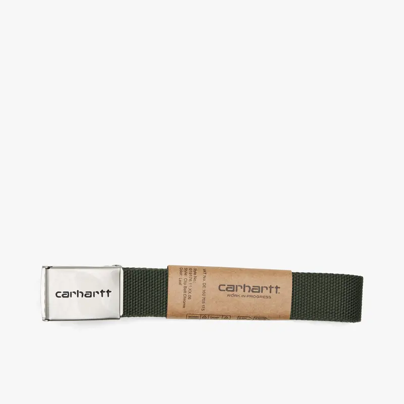 Carhartt Wip Clip Belt Chrome Leaf 1