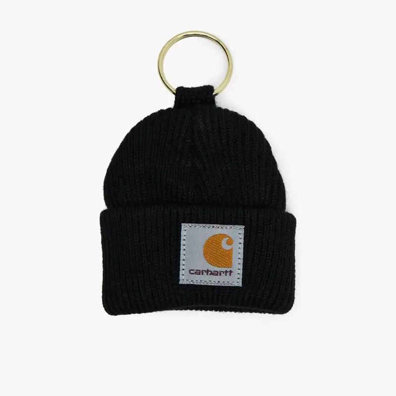 Carhartt Wip Mini Watch Hat Keychain / Black 1