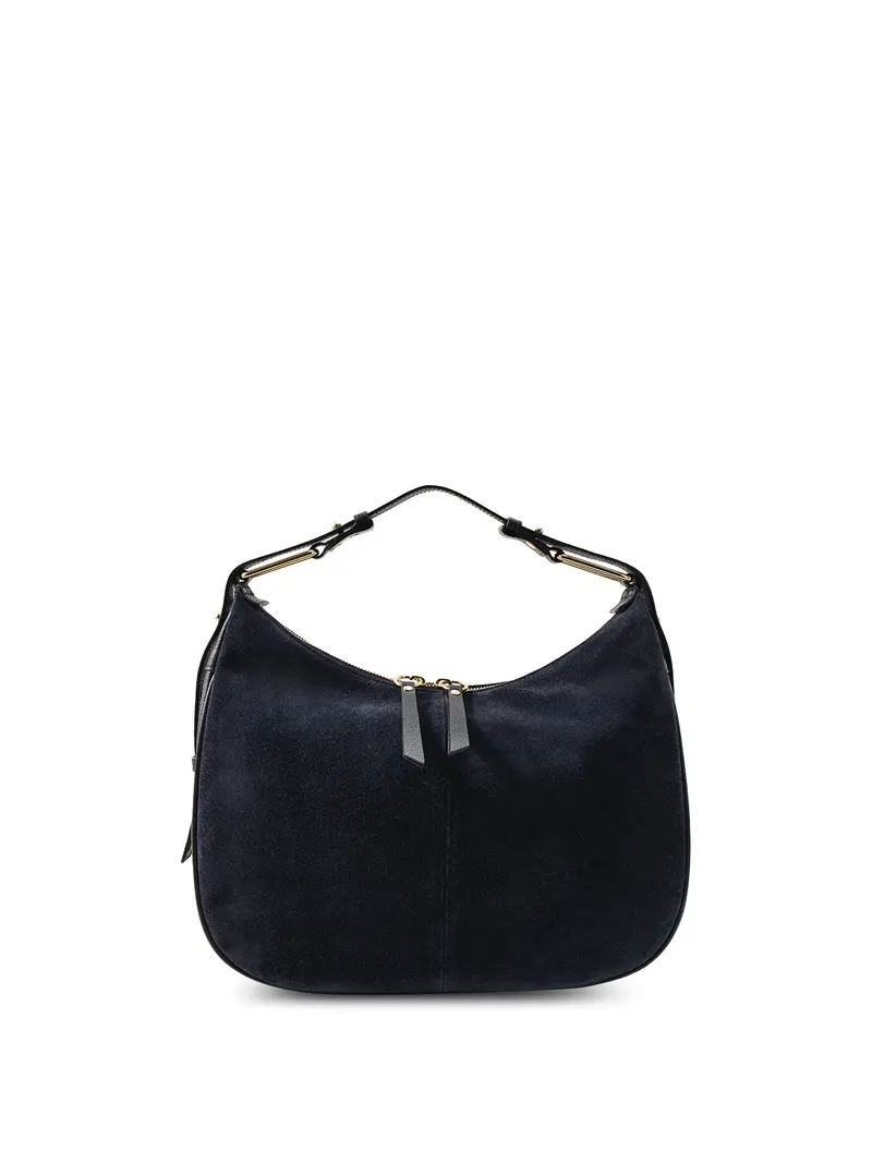 Charlie Suede Bag Navy 1