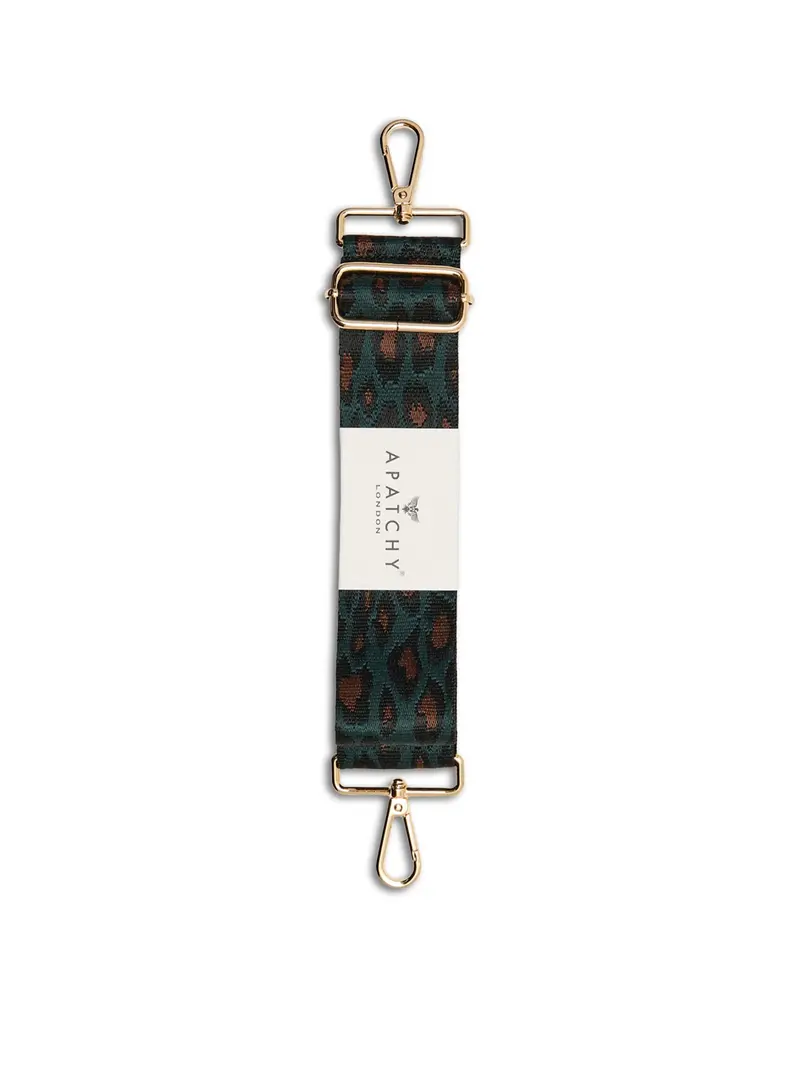 Cheetah Bag Strap Teal 1