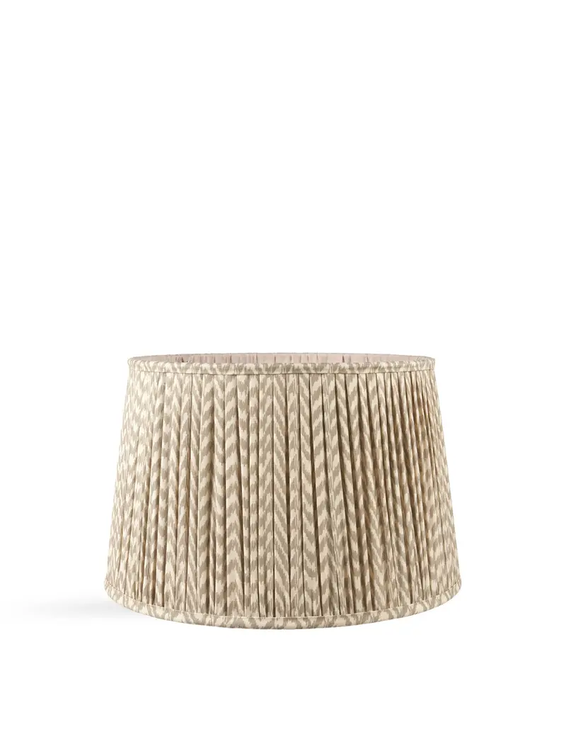 Chevron Mushroom Pleat Shade Beige 50Cm 1